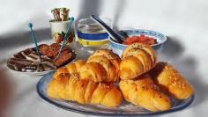 Posne ajvar kifle