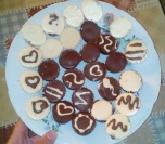 Praline punjene nugat kremom