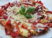Pečena paprika sa jajima i sirom