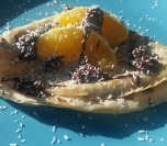 Kokos palačinke sa čokoladom