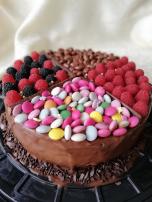 Čoko mousse torta sa malinama