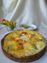 Tart sa punjenim cvetom bundeve