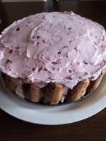 Šlag torta sa višnjama i piškotama