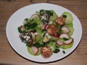 Prolećna salata sa labnehom
