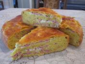 Pita sa pavlakom, šunkom i krastavčićima