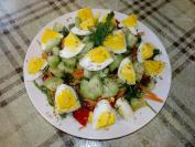 Salata sa jajima i rukolom