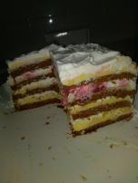 Posna čoko-voćna torta