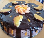 Čoko-oranž torta