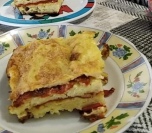 Slana torta (muska) od pečenih paprika