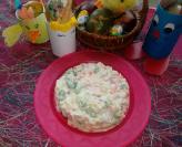 Ruska salata sa belim mesom i rotkvicama