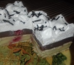 Puding malina kocke