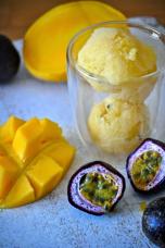 Mango-marakuja sorbet