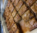 Posna baklava sa orasima, keksom i čokoladom