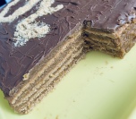 Čoko-oranž posna torta