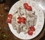 Makarone sa šampinjonama