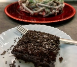 Posni chocolate brownie