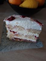 Šarlota torta (piškote i jagode)