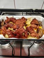 Lovačke kobasice pečene u rerni