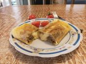 Tost hleb sa sirom i jajima