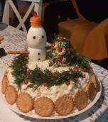 Praznična slana torta