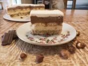 Posna krem torta sa lešnicima