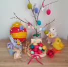 Uskršnja jaja sa prugicama 