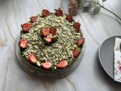 Cheesecake sa pistacija kremom